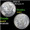 Image 1 : 1921-d Morgan Dollar $1 Grades Choice Unc