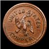 Image 2 : (1863) US Copper F-202/434a Civil War Token 1c Grades Select Unc BN