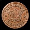 Image 3 : (1863) US Copper F-202/434a Civil War Token 1c Grades Select Unc BN