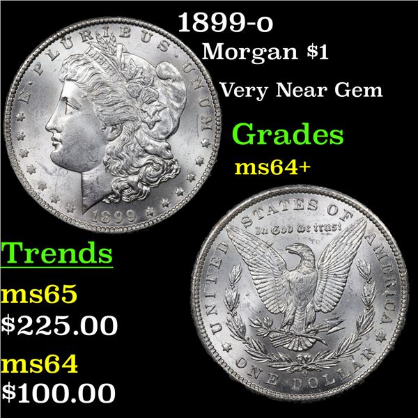 1899-o Morgan Dollar $1 Grades Choice+ Unc