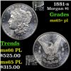 Image 1 : 1881-s Morgan Dollar $1 Grades GEM+ PL