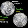 Image 1 : 1890-s Morgan Dollar $1 Grades Choice Unc