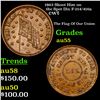 Image 1 : 1863 Shoot Him on the Spot Dix F-214/416a Civil War Token 1c Grades Choice AU