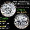 Image 1 : 1925-s California Old Commem Half Dollar 50c Grades Unc Details