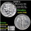 Image 1 : 1929-s Mercury Dime 10c Grades Choice Unc FSB