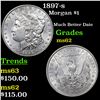 Image 1 : 1897-s Morgan Dollar $1 Grades Select Unc