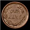 Image 3 : 1864 Our Army F-46/335a Civil War Token 1c Grades Choice AU