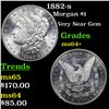 Image 1 : 1882-s Morgan Dollar $1 Grades Choice+ Unc