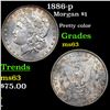 Image 1 : 1886-p Morgan Dollar $1 Grades Select Unc
