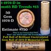 Image 1 : Uncirculated 1c orig shotgun roll, 1978-d  In Old Brandt wrapper