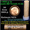 Image 1 : Shotgun Lincoln 1c roll, 2001-p 50 pcs Brandt Wrapper