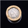 Image 3 : Mixed small cents 1c orig shotgun roll, 1924-s Wheat Cent, 1898 Indian cent other end, McDonalds Wra
