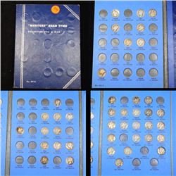 Partial Mercury Dime Book 1916-1945 41 coins