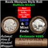 Image 1 : Buffalo Nickel Shotgun Roll in Old Bank Style 'Automat Horn & Hardart'' Wrapper 1919 & d Mint Ends