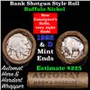 Image 1 : Buffalo Nickel Shotgun Roll in Old Bank Style 'Automat Horn & Hardart'' Wrapper 1923 & d Mint Ends