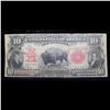 Image 2 : ***Auction Highlight*** The Famous Ten-Dollar "Bison Note" of 1901 $10 Grades vf, very fine (fc)