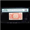 Image 2 : Third Issue 25c Fractional Currency FR-1291 SPNMB Red Back Graded au53 By PMG