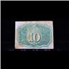 Image 3 : 1863 US Fractional Currency 10c Second Issue fr-1245 Washington In Oval Grades vf++