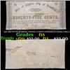 Image 1 : 1862 THE CITY OF RICHMOND, VIRGINIA 75 CENTS CONFEDERATE STATES #TR06-15 Grades f+