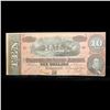 Image 2 : 1864 $10 Confederate Note, T-68 Grades xf+