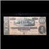 Image 2 : 1864 $10 Confederate Note, T-68 Grades xf