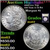 Image 1 : ***Auction Highlight*** 1900-o/cc Top 100 Vam 11 I4 R4 Morgan Dollar $1 Graded Select Unc By USCG
