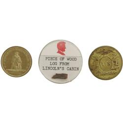 Campaign Tokens and Lincoln Relic 