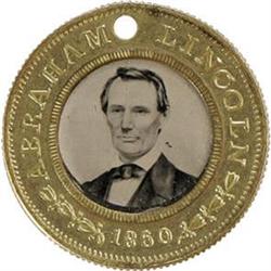 Extraordinary Lincoln and Hamlin Ferrotype 