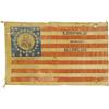 Image 1 : Lincoln & Hamlin: Important Large Portrait Flag 