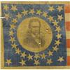 Image 2 : Lincoln & Hamlin: Important Large Portrait Flag 