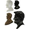 Image 2 : Collection of Metallic Lincoln Profile Reliefs 