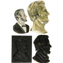 Collection of Four Lincoln Relief Profiles 