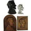 Image 1 : Assortment of Four Lincoln Profile Reliefs 