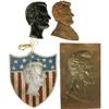 Image 1 : Group of 4 Lincoln Relief Profile Collectibles 