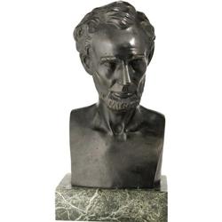 Abraham Lincoln: Bronze Bust by Thomas D. Jones 