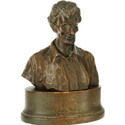 Lincoln 1912 Bronze Bust Signed Blendon Campbell 