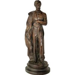 Abraham Lincoln: Bronze-Finish Sculpture 