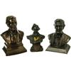 Image 2 : Group of Small Abraham Lincoln Busts & Bookends 