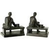 Image 2 : Pair of Matching Abraham Lincoln Bench Bookends 