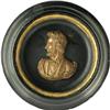 Image 1 : 1865 Tin Lincoln Relief Inset in Wood Frame 
