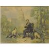 Image 1 : Beautiful, Unusual Framed Color Print of Lincoln 