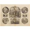 Image 1 : Framed 1864 Harper's Weekly Tho. Nast Engraving 
