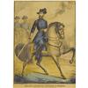 Image 1 : General George Meade Hand-Colored Engraving 