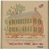Image 1 : Hand-sewn Representation of Lincoln Home 