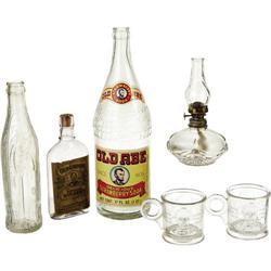 Collection of Lincoln-Related Glass Collectibles 