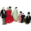 Image 1 : Large Group of Abraham and Mary Lincoln Dolls 