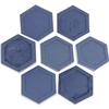 Image 2 : Seven Matching Lincoln "Cameo" Style Tiles 