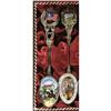 Image 2 : Six Sterling Enameled Miniature Souvenir Spoons 
