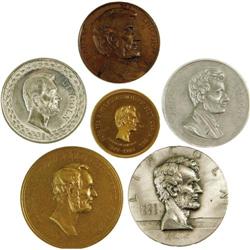 A Large Grouping of Lincoln Medals 