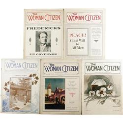 The Woman's Citizen: 46 Suffrage Magazines 